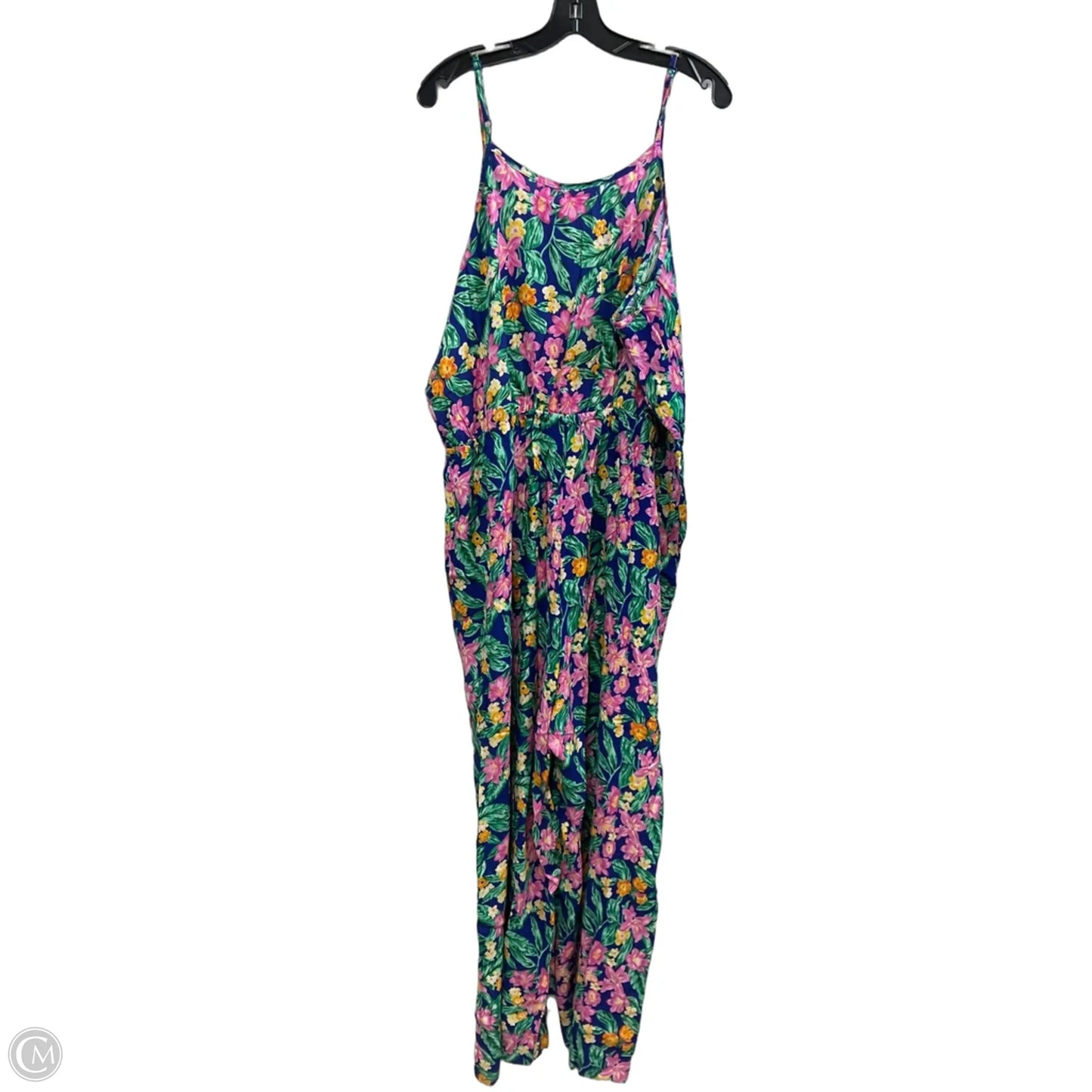 Jumpsuit By GO COCO In Blue & Green, Size: 3x