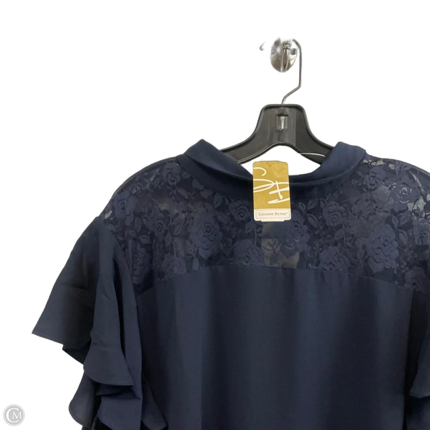 Dress Work By Suzanne Betro In Navy, Size: 3x