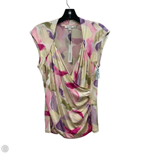 Top Sleeveless By Chicos In Pink & Purple, Size: S