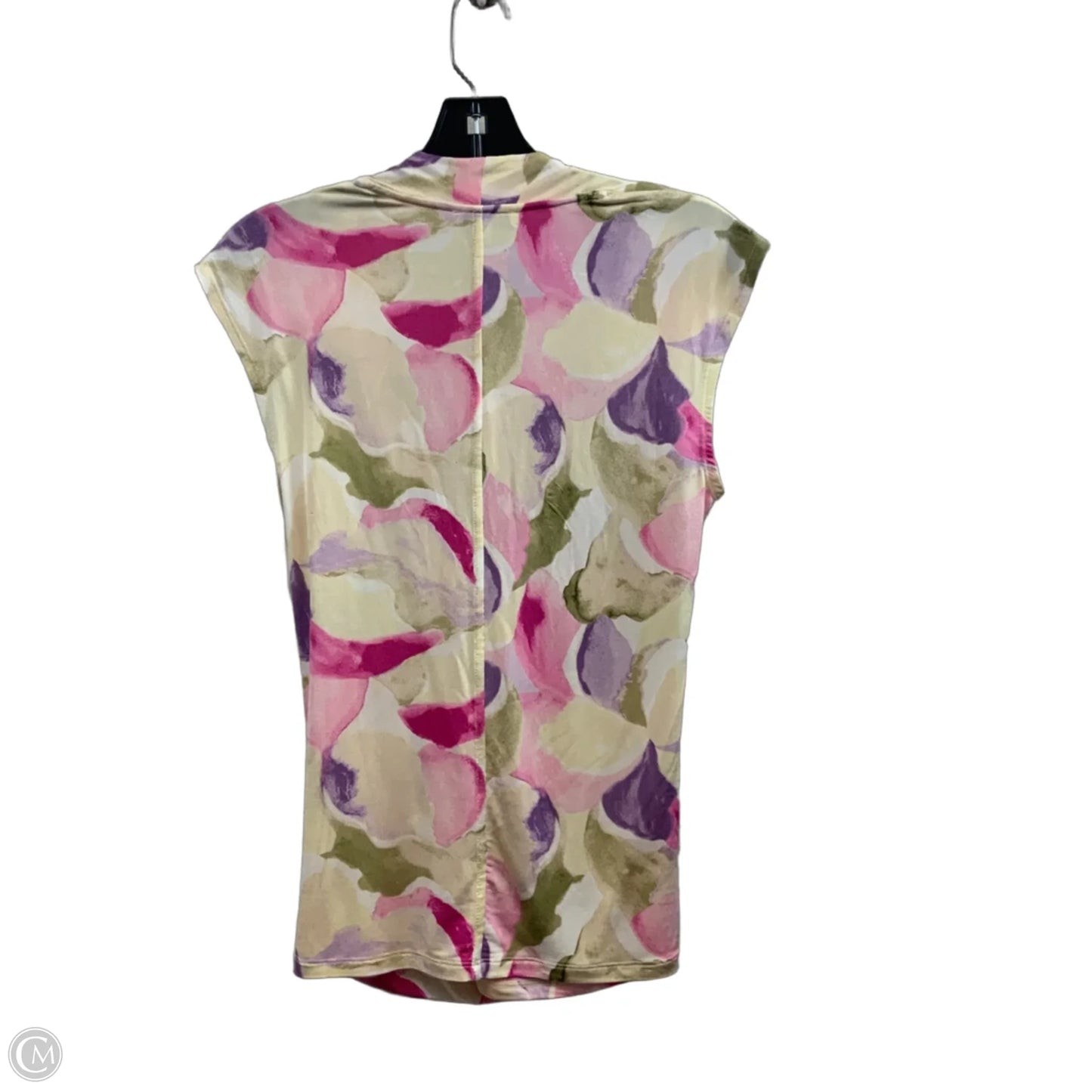 Top Sleeveless By Chicos In Pink & Purple, Size: S
