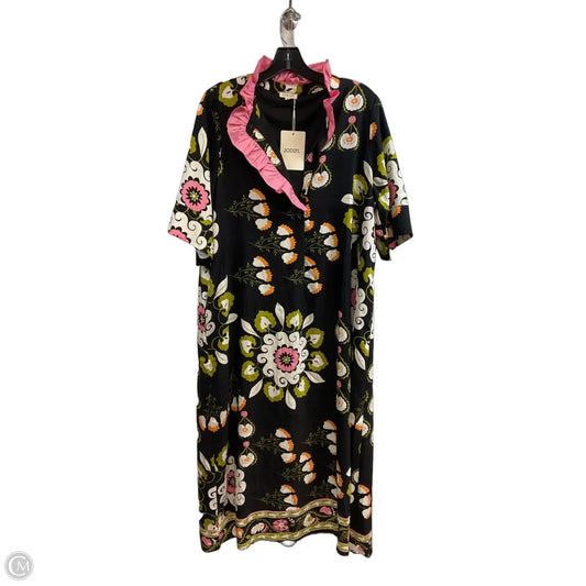 Dress Casual Maxi By Jodifl In Black & Pink, Size: M