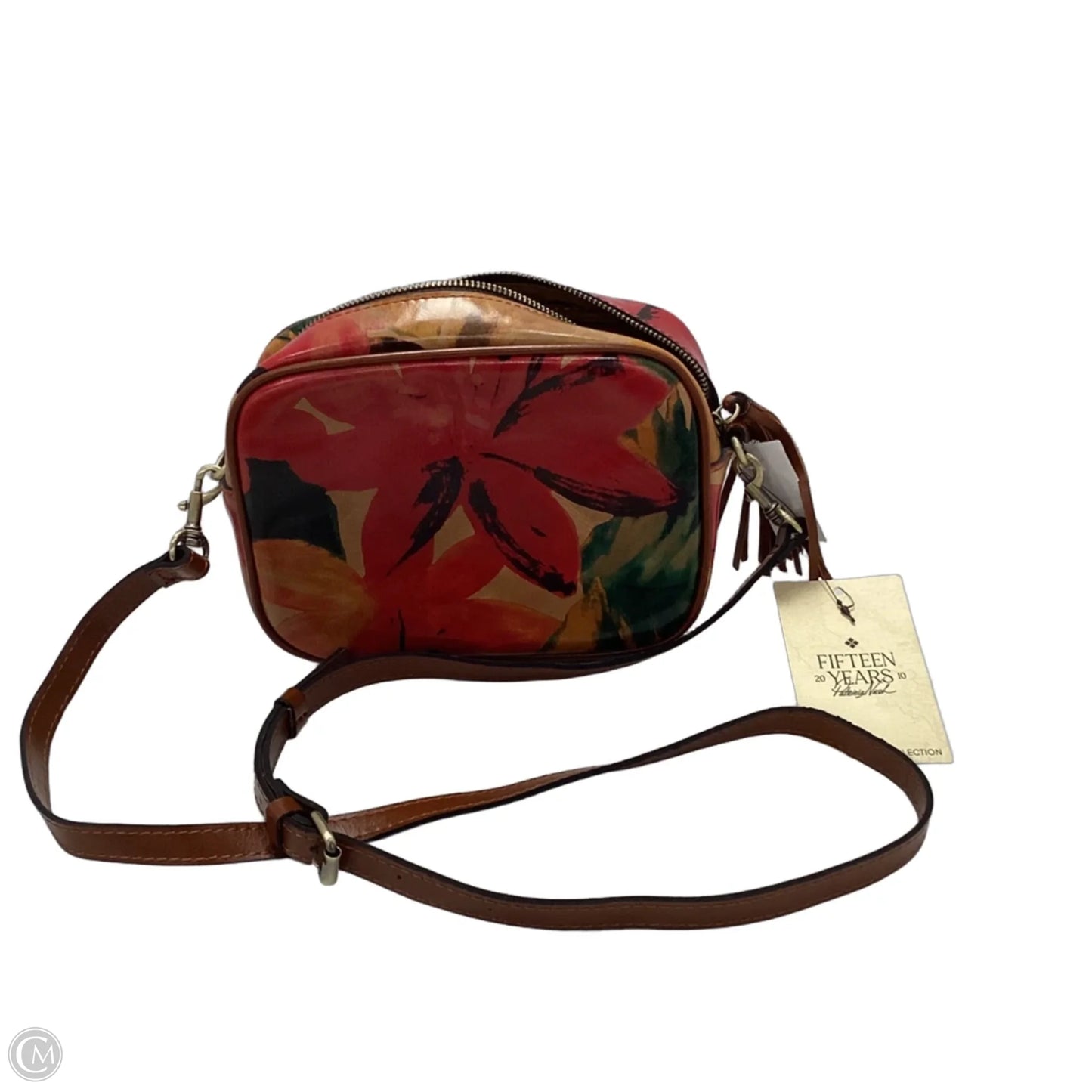 Crossbody Leather By Patricia Nash, Size: Large