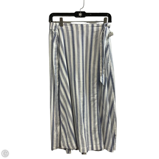 Skirt Maxi By Croft And Barrow In Blue & White, Size: Xs