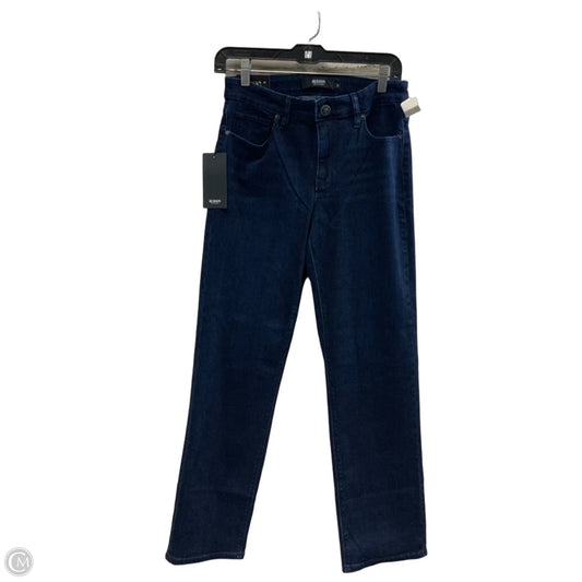 Jeans Straight By Hudson In Blue Denim, Size: 4