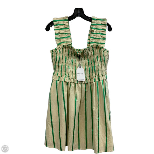 Dress Casual Short By English Factory In Green & Tan, Size: M