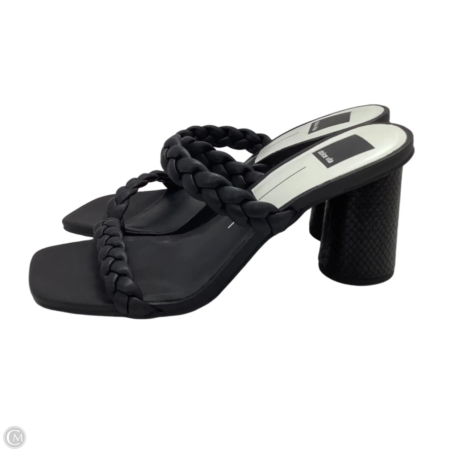 Sandals Heels Block By Dolce Vita In Black, Size: 9