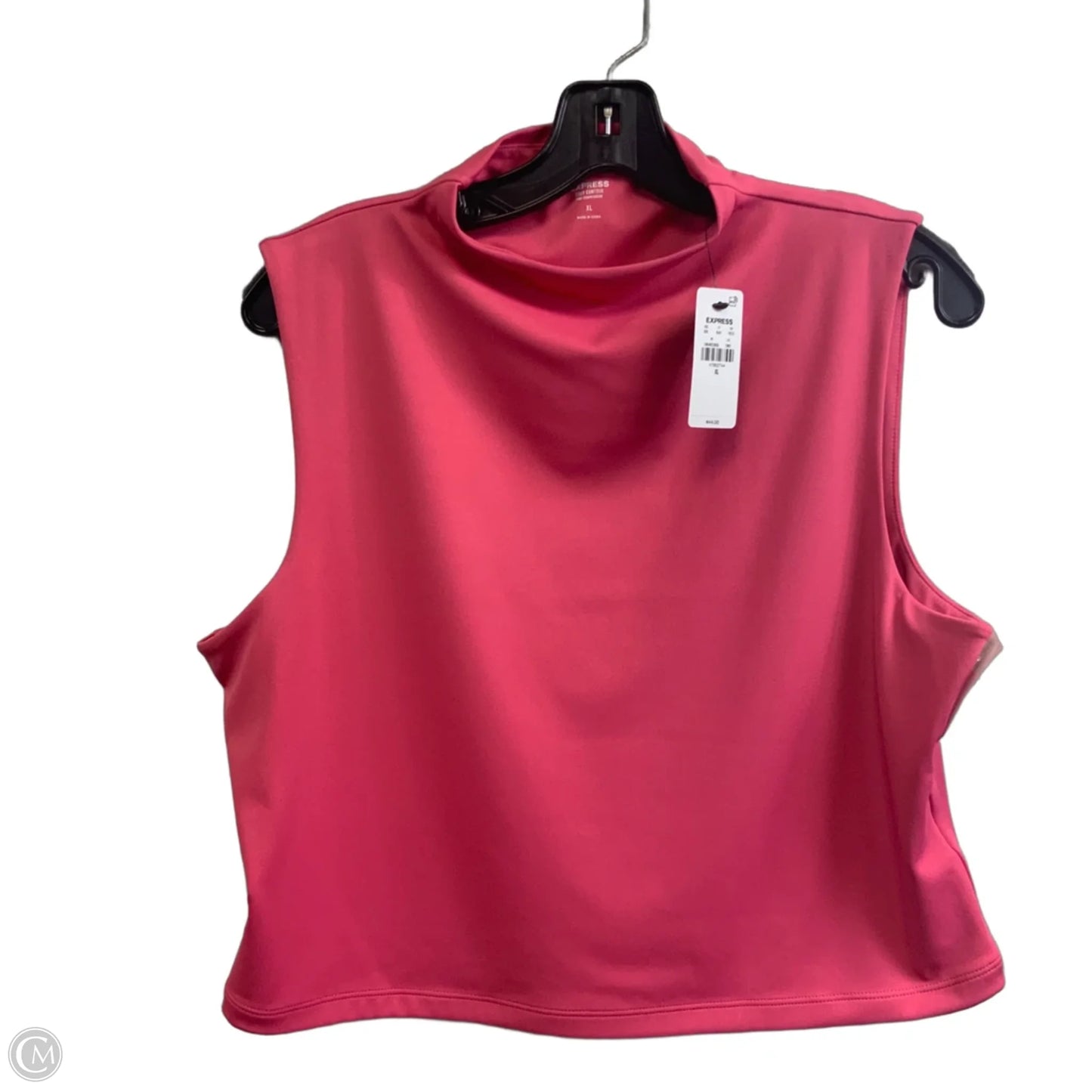 Top Sleeveless By Express In Pink, Size: Xl