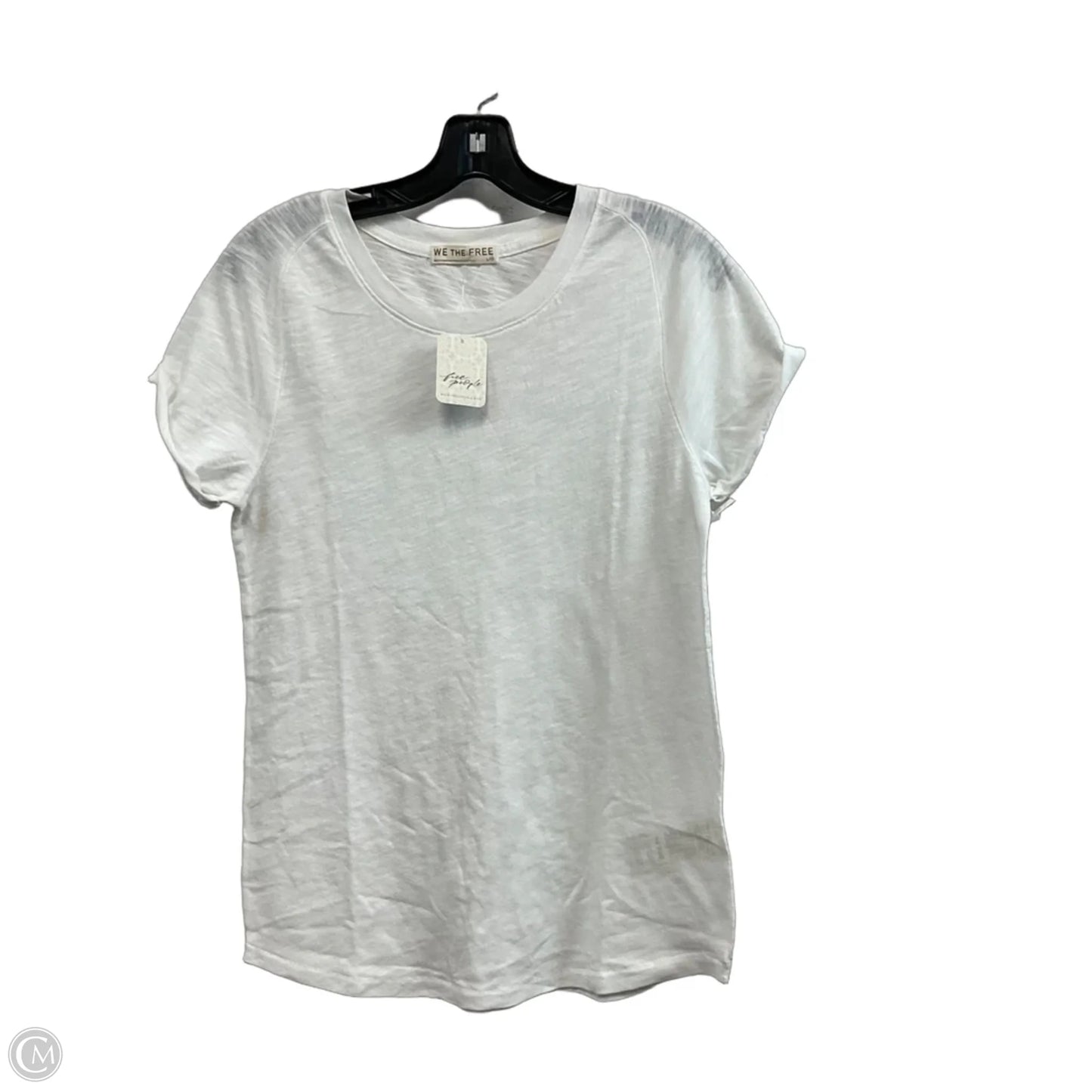 Top Short Sleeve Basic By We The Free In White, Size: L