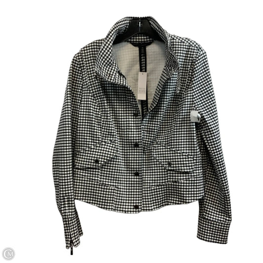 Jacket Moto By White House Black Market In Black & White, Size: L