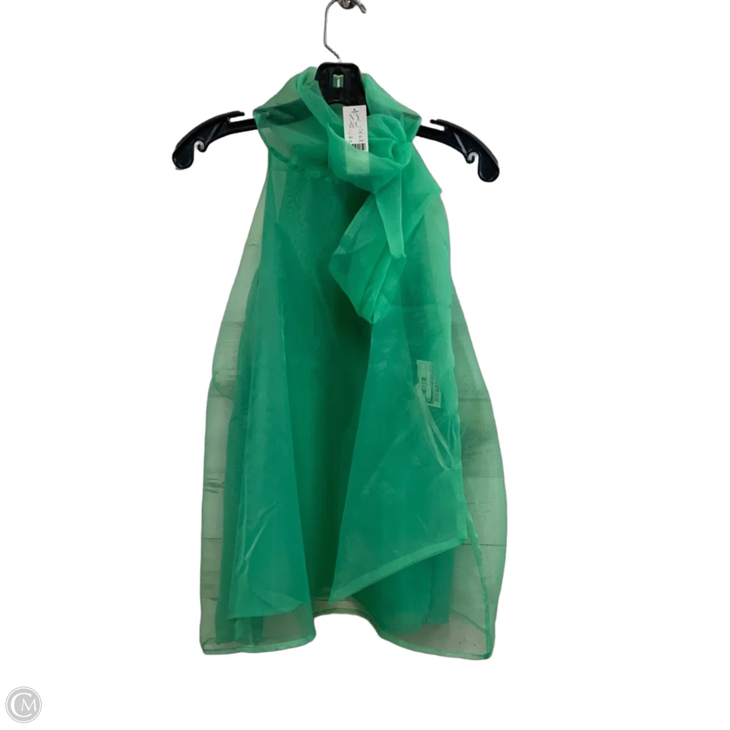 Blouse Sleeveless By New York And Co In Green, Size: L