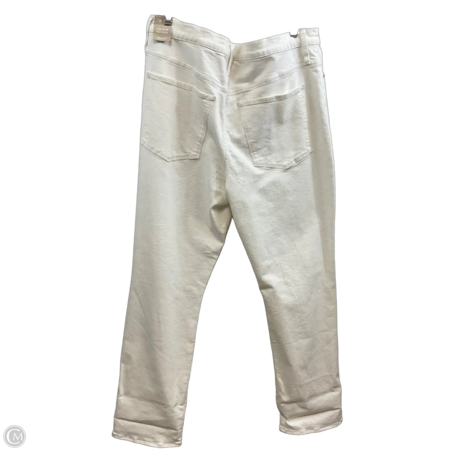 Jeans Boyfriend By Madewell In White Denim, Size: 14