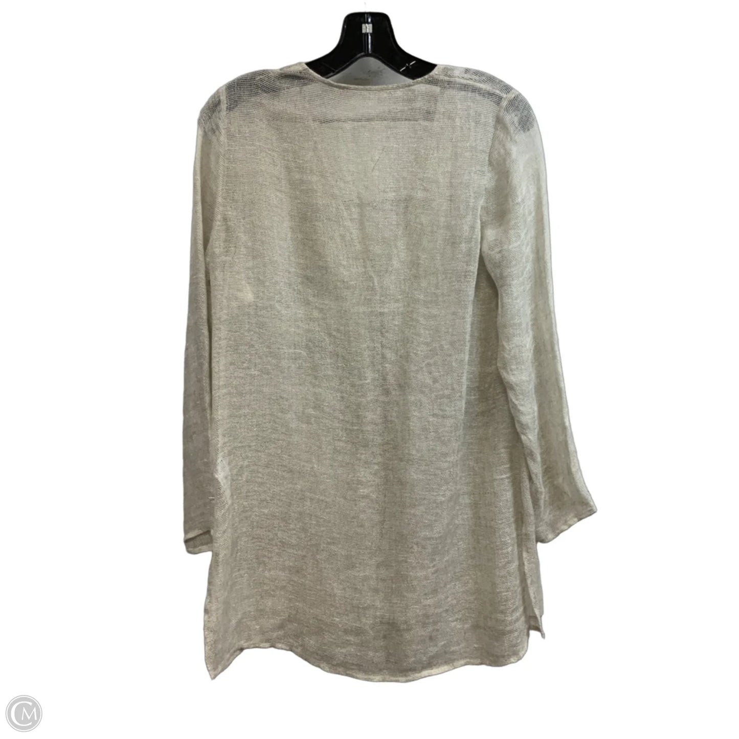 Cardigan By Eileen Fisher In Tan, Size: Xs