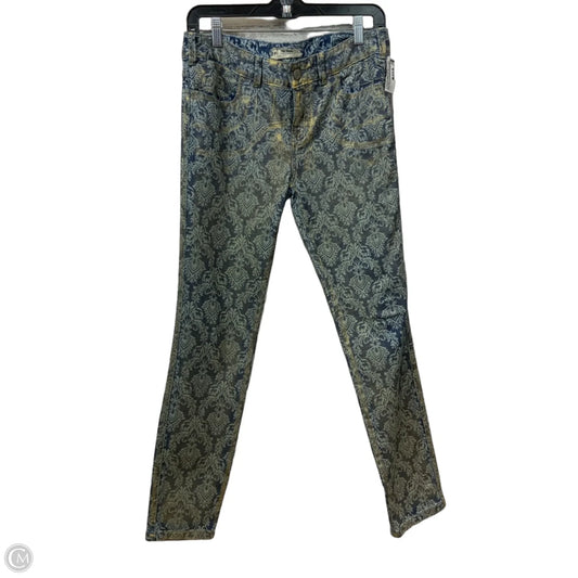 Jeans Skinny By Free People In Blue Denim, Size: 6