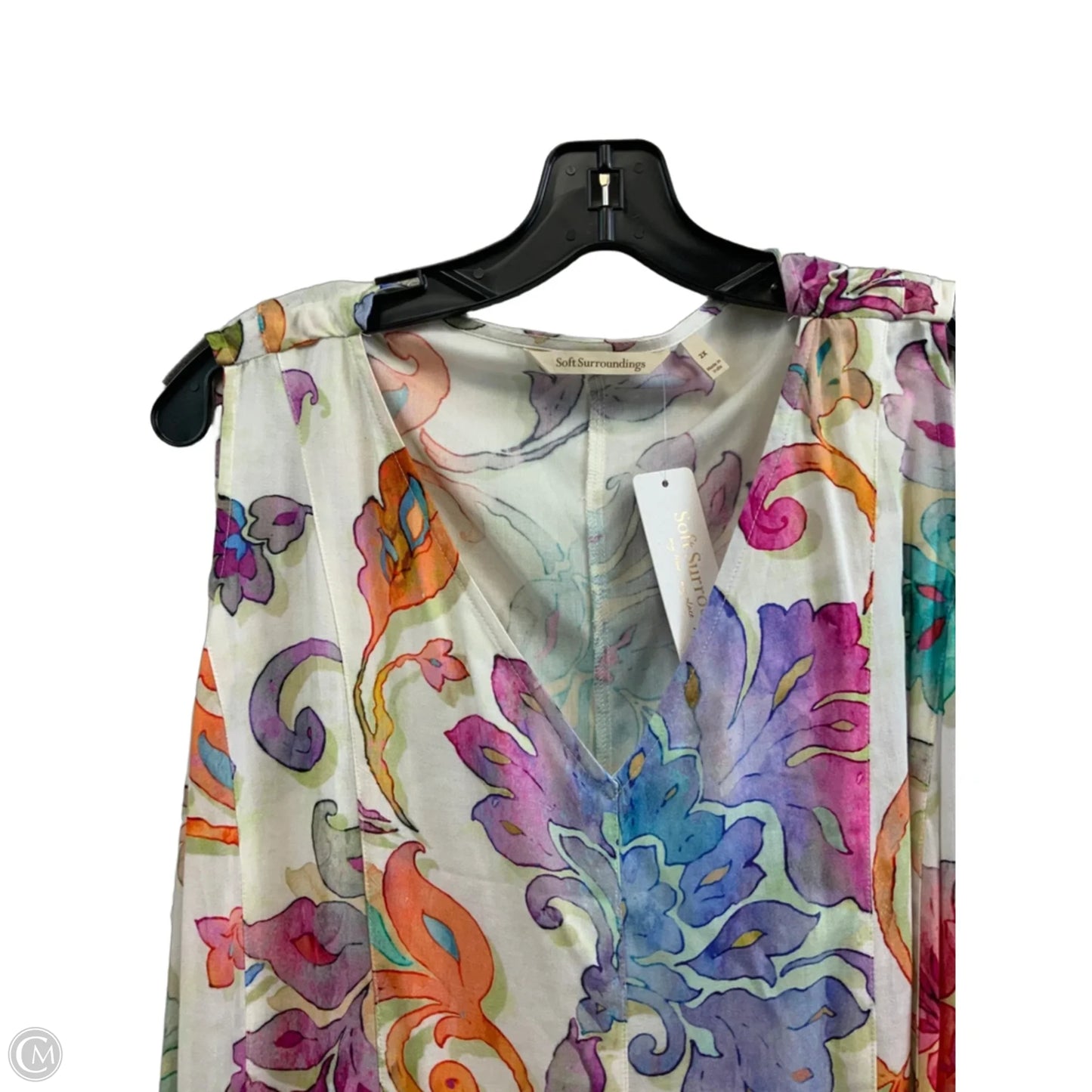 Dress Casual Maxi By Soft Surroundings In White, Size: 2x
