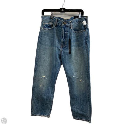 Jeans Cropped By Vince In Blue Denim, Size: 12