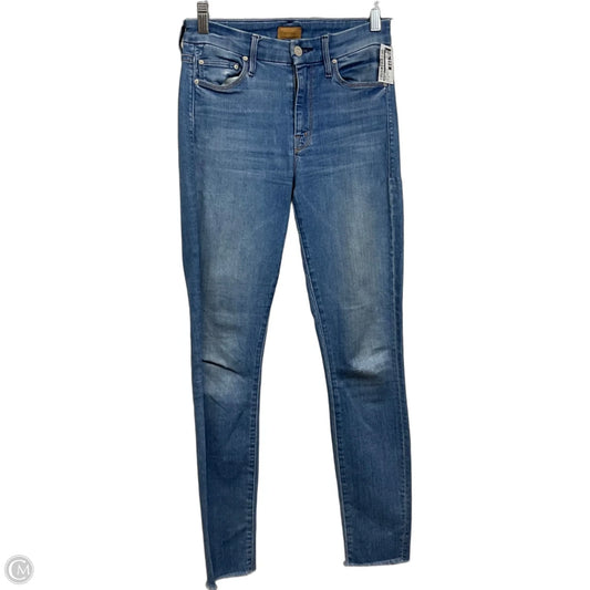Jeans Skinny By Mother In Blue Denim, Size: 0