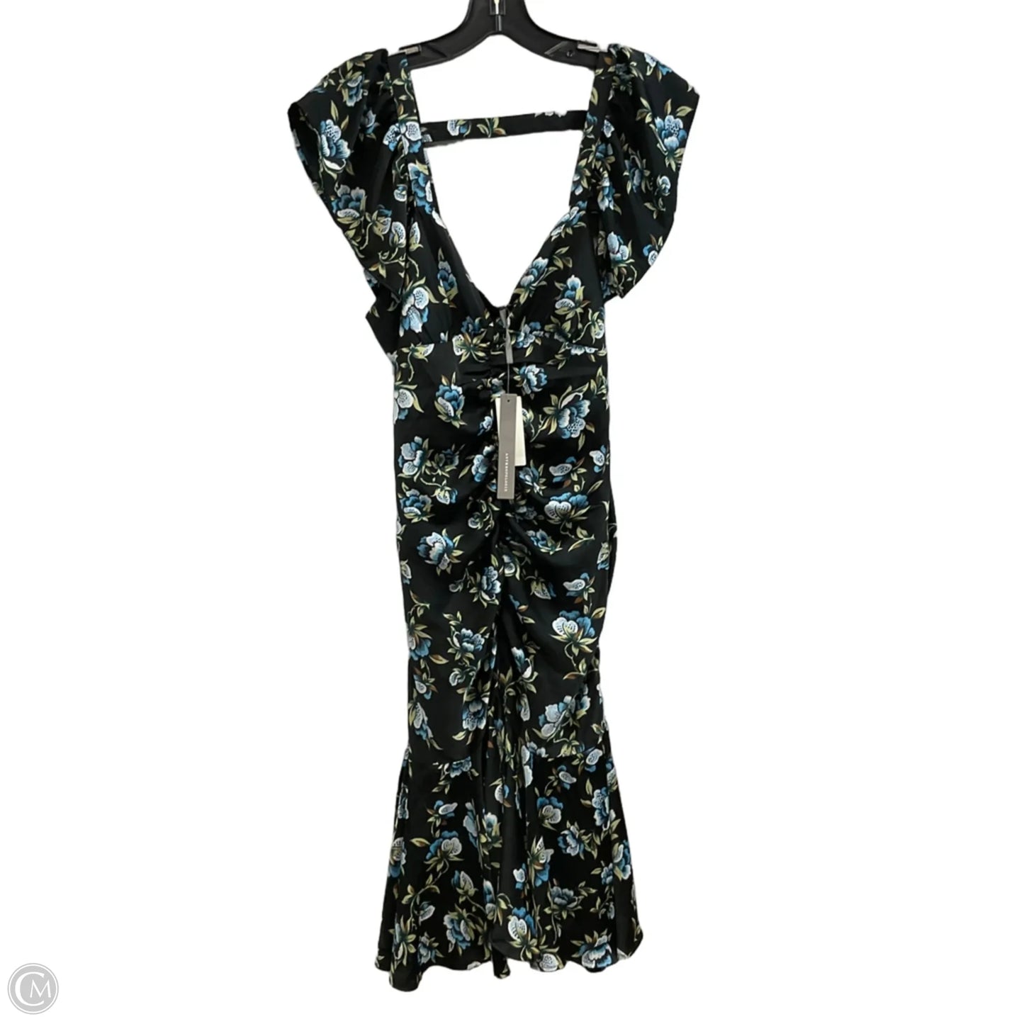 Dress Casual Midi By Anthropologie In Black, Size: Xs
