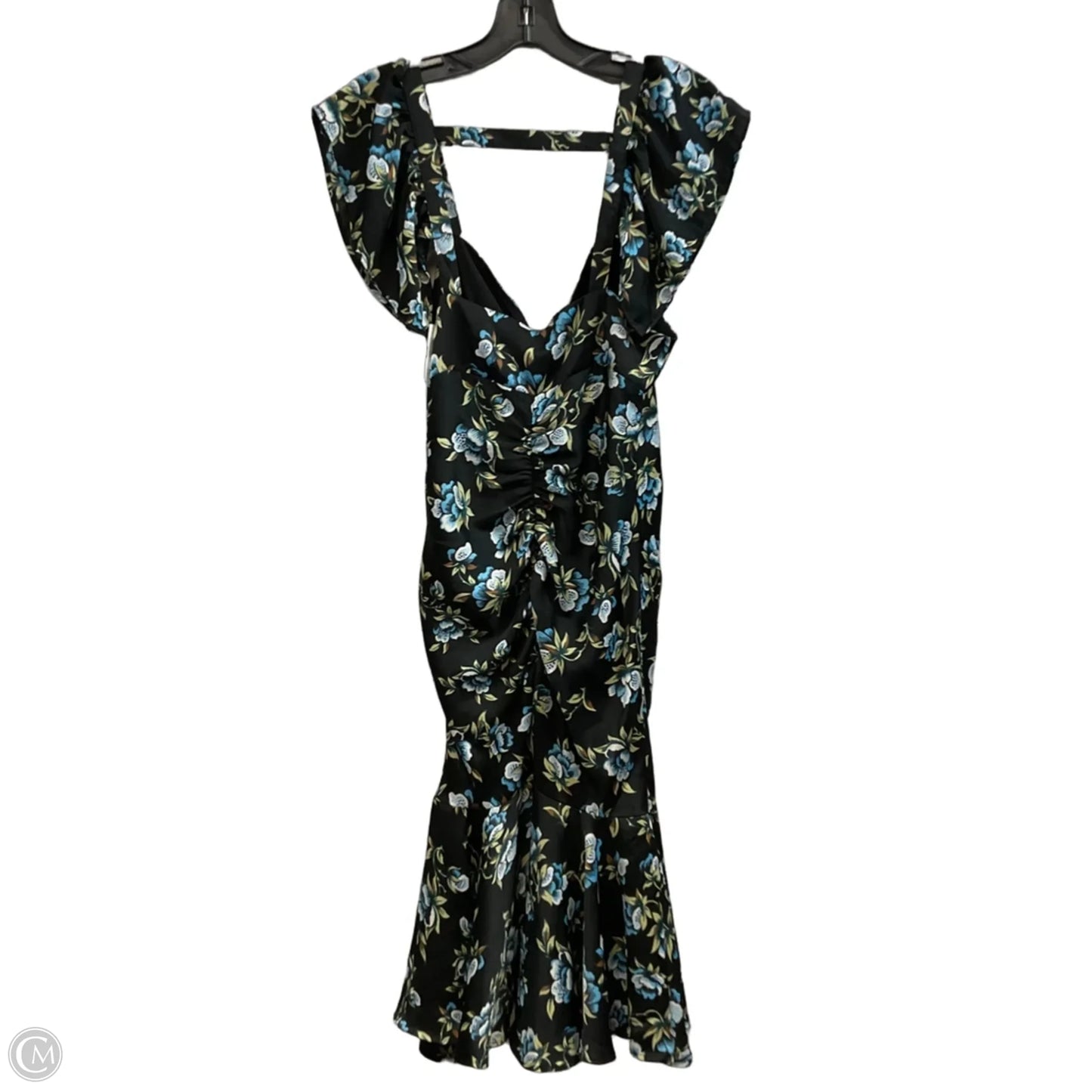 Dress Casual Midi By Anthropologie In Black, Size: Xs
