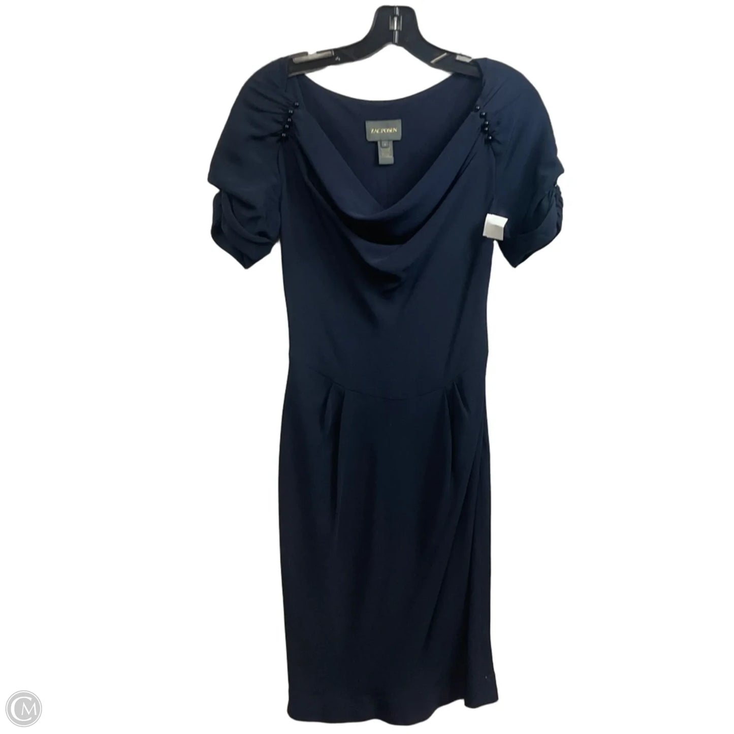 Dress Designer By Zac Posen In Navy, Size: S