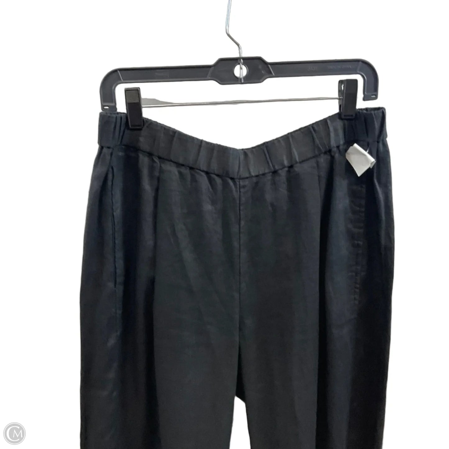 Pants Linen By Eileen Fisher In Black, Size: M