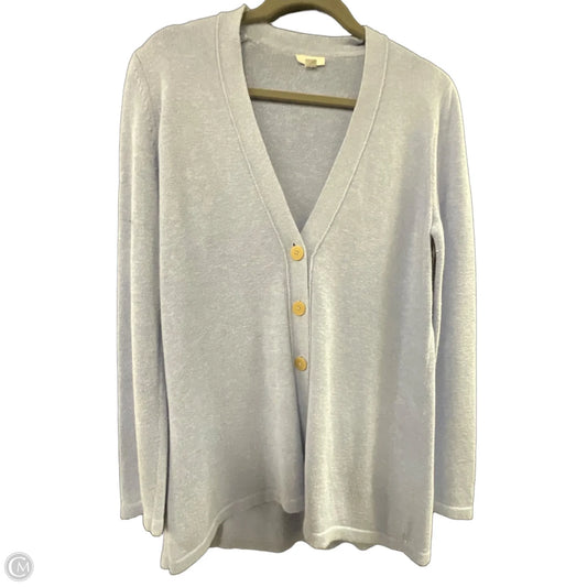 Sweater Cardigan By J. Jill In Blue, Size: S