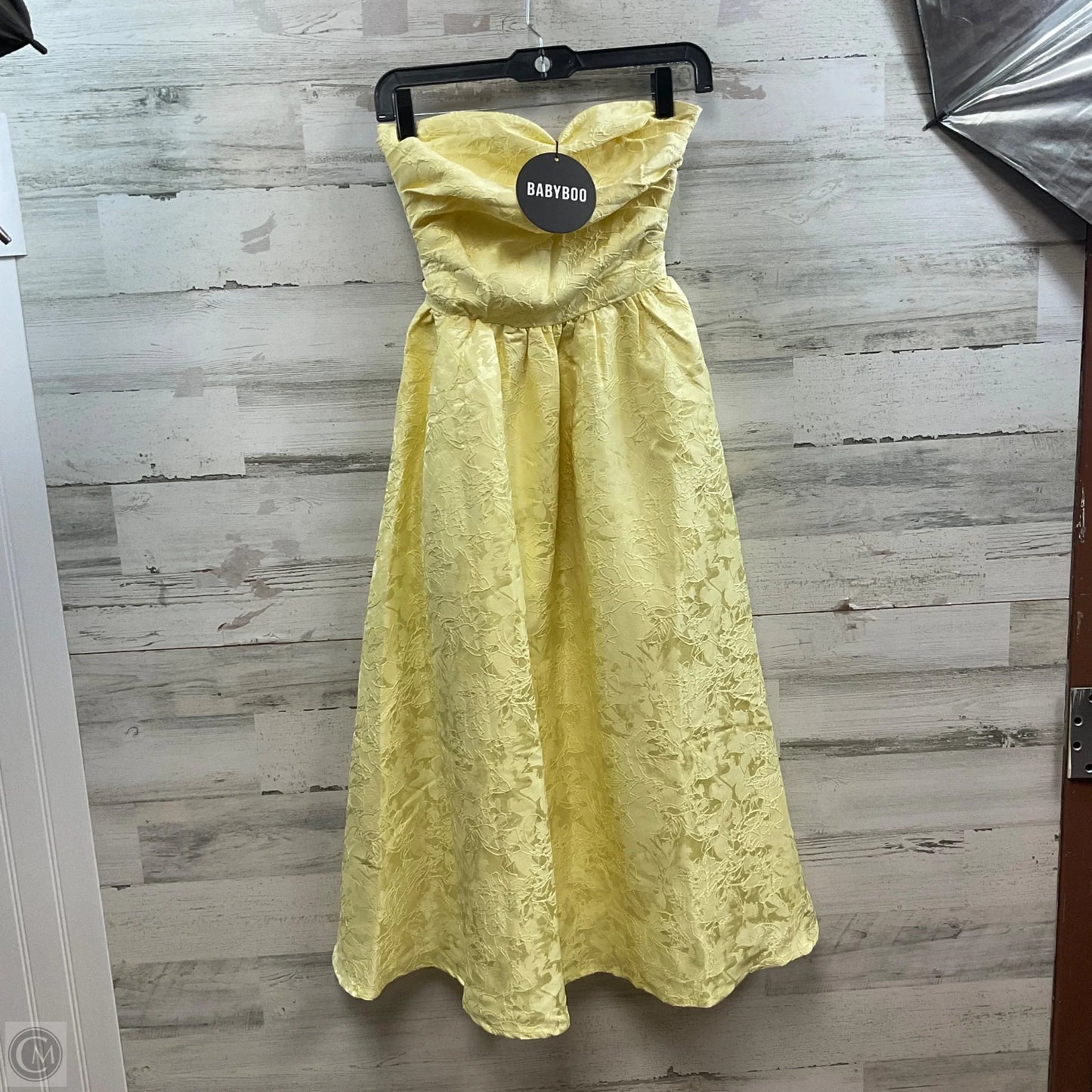Dress Party Midi By BABYBOO In Yellow, Size: Xs