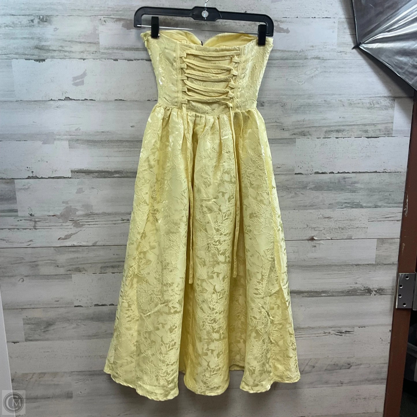 Dress Party Midi By BABYBOO In Yellow, Size: Xs