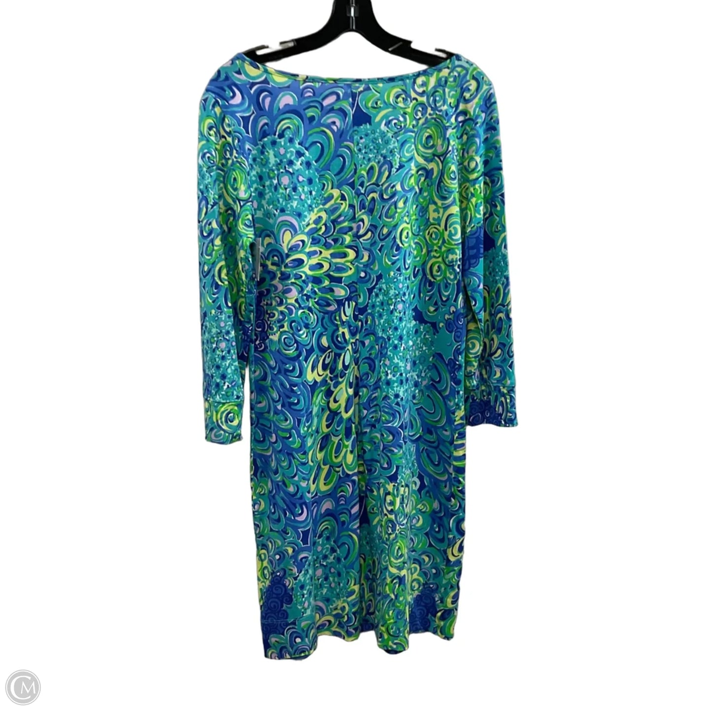 Dress Casual Short By Lilly Pulitzer In Blue & Green, Size: M