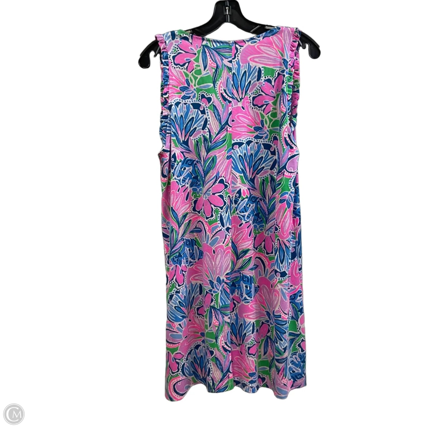 Dress Casual Short By Lilly Pulitzer In Blue & Pink, Size: M