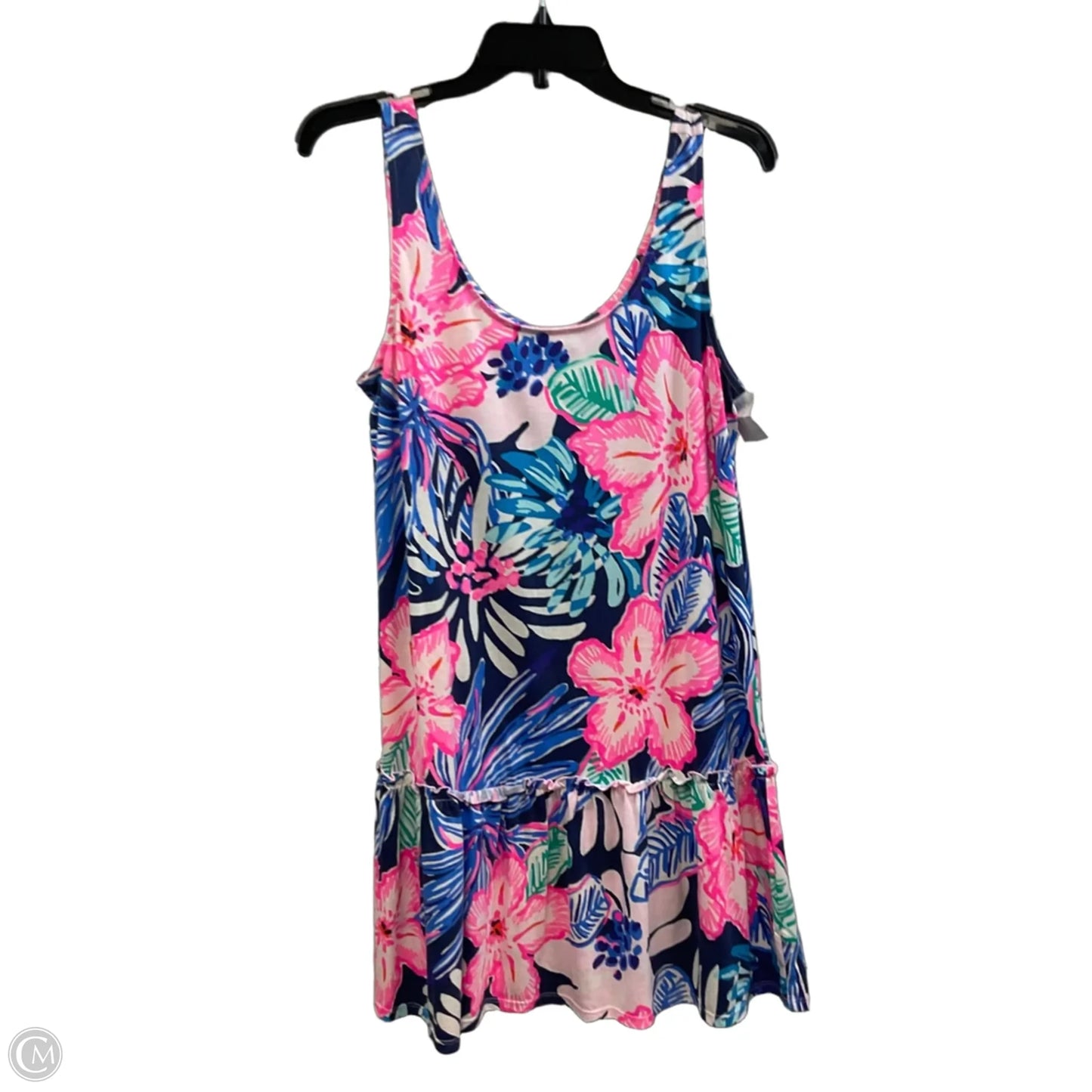 Dress Casual Short By Lilly Pulitzer In Blue & Pink, Size: M