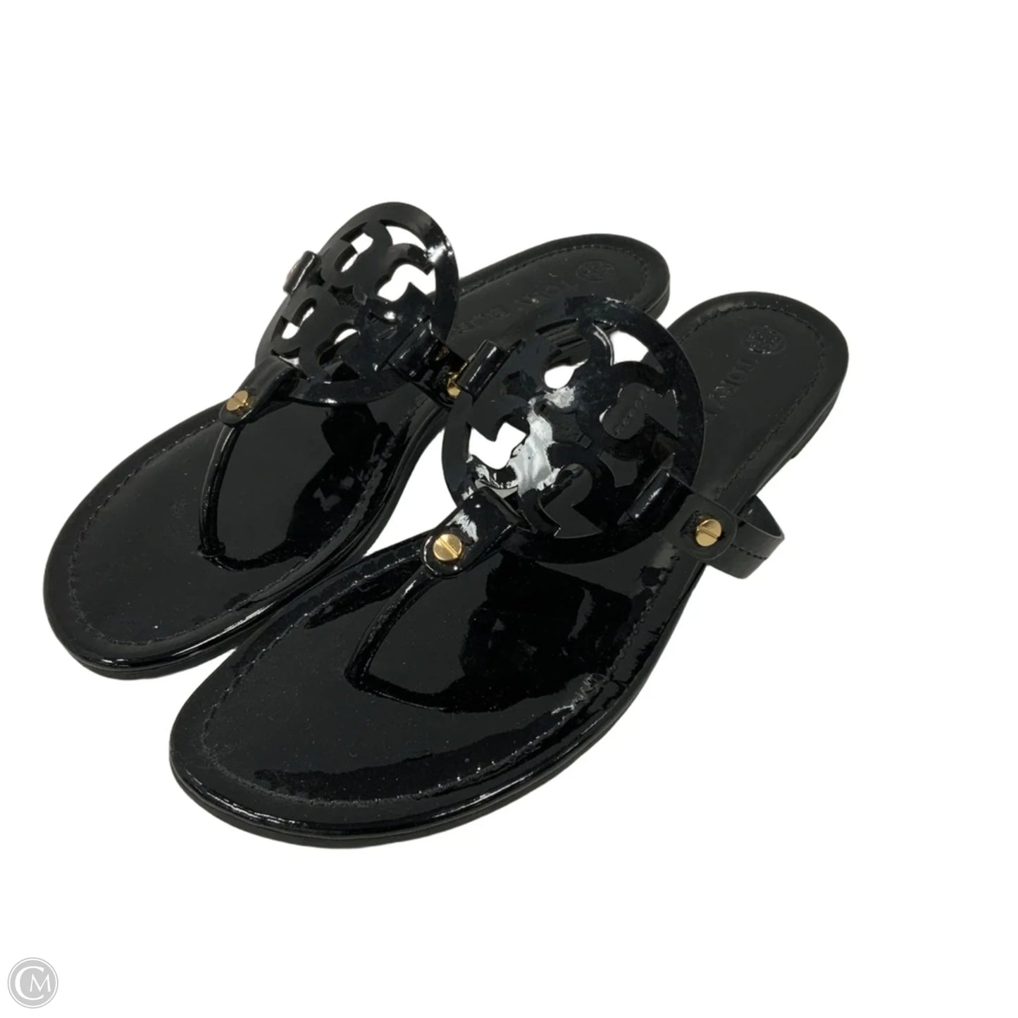 Sandals Designer By Tory Burch In Black, Size: 10
