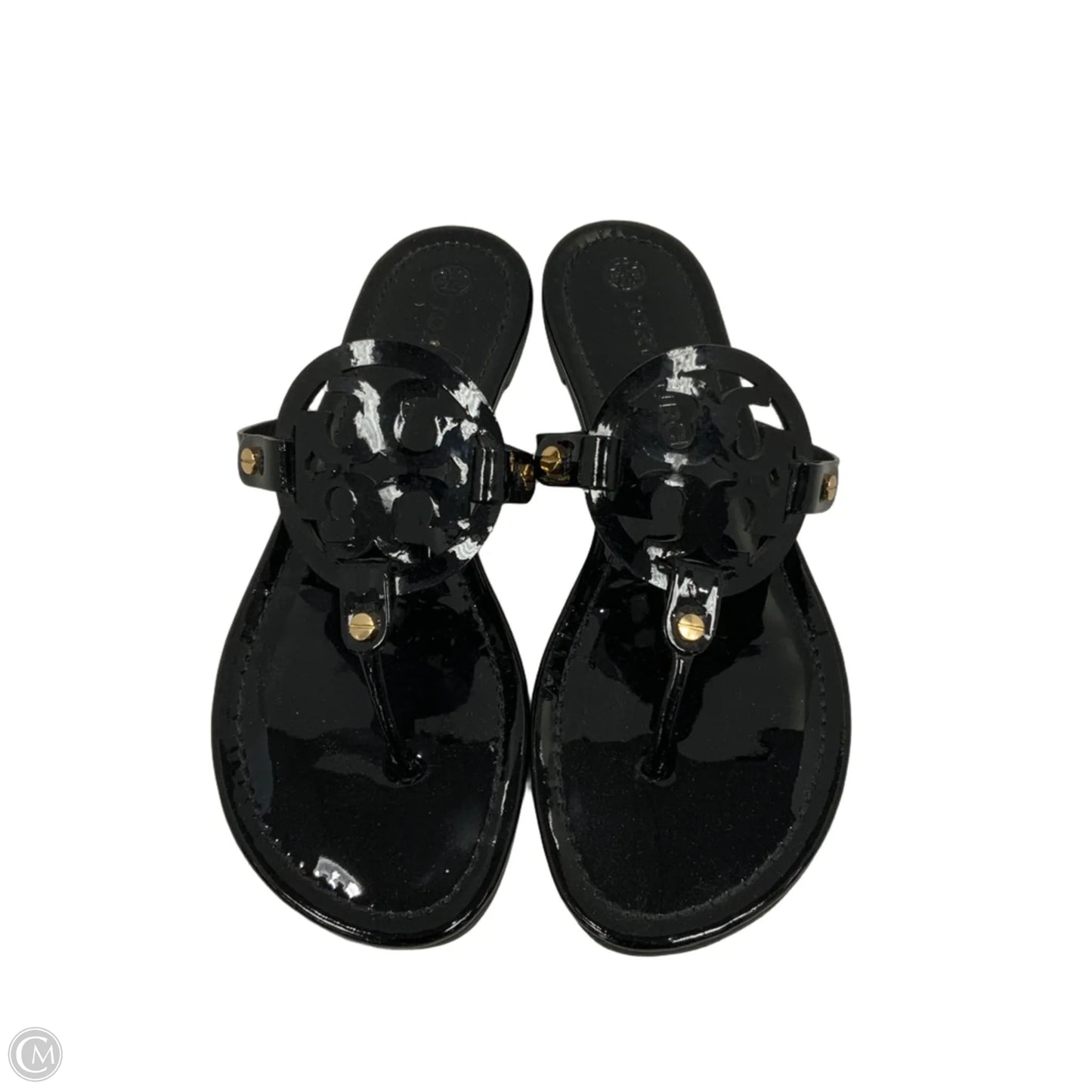 Sandals Designer By Tory Burch In Black, Size: 10