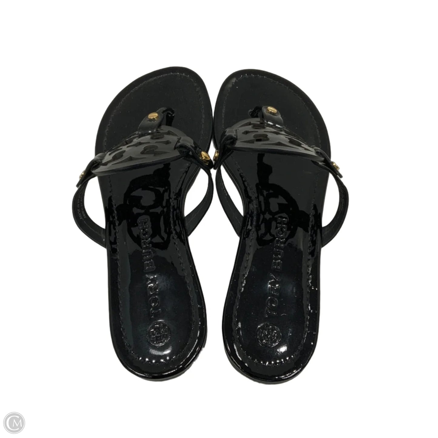 Sandals Designer By Tory Burch In Black, Size: 10