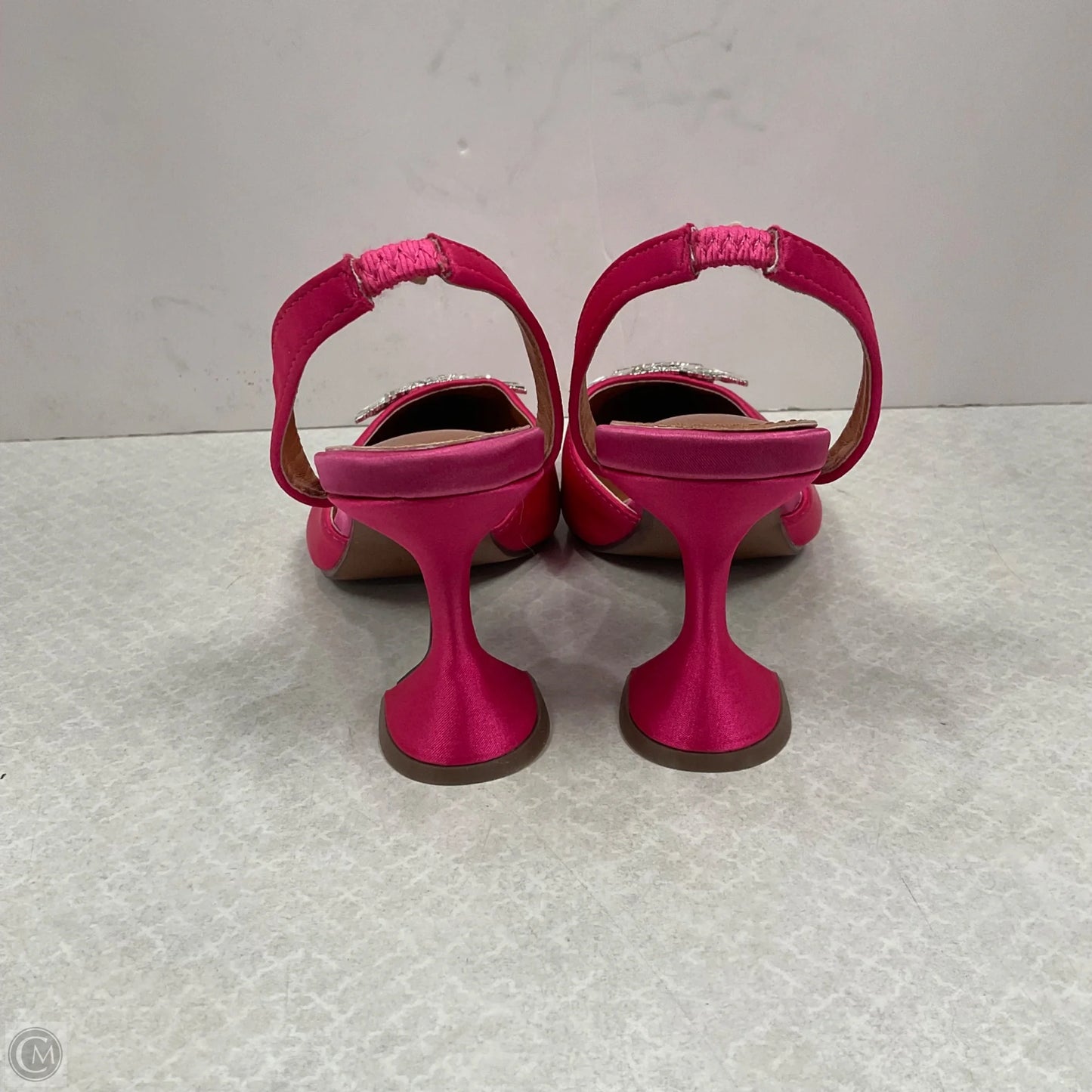 Shoes Heels Kitten By Amina Muaddi In Pink, Size: 9