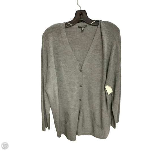 Sweater Cardigan By Eileen Fisher In Black, Size: L
