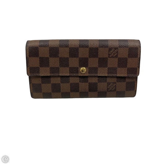 Wallet Luxury Designer By Louis Vuitton, Size: Medium