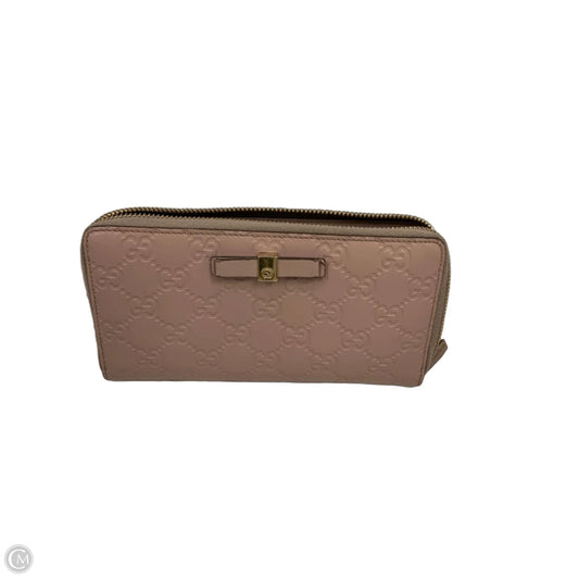 Wallet Luxury Designer By Gucci, Size: Large