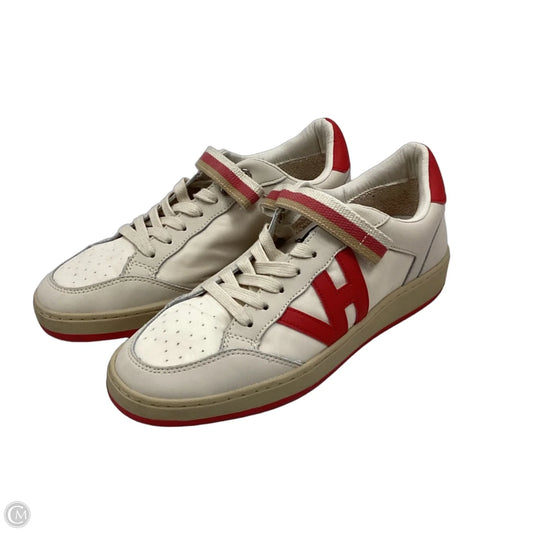 Shoes Sneakers By Vintage In Cream & Red, Size: 10