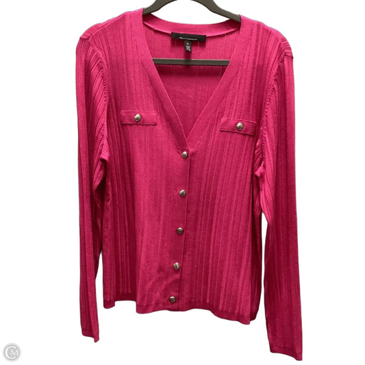 Cardigan By White House Black Market In Pink, Size: Xl