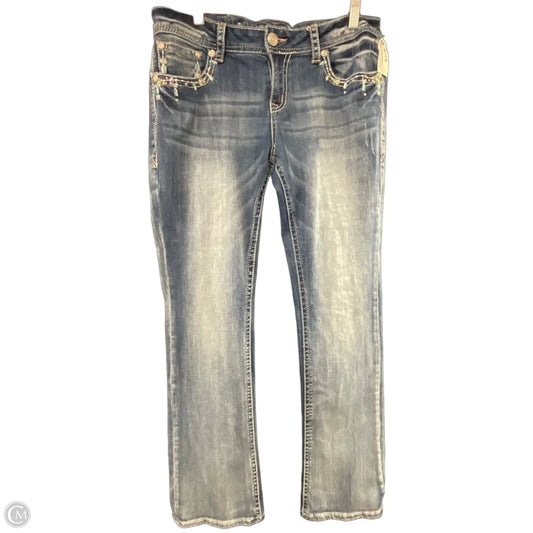 Jeans Boot Cut By Grace In Blue Denim, Size: 12