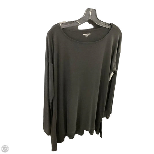 Tunic Long Sleeve By Eileen Fisher In Black, Size: M