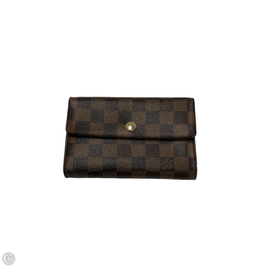 Wallet Luxury Designer By Louis Vuitton, Size: Medium