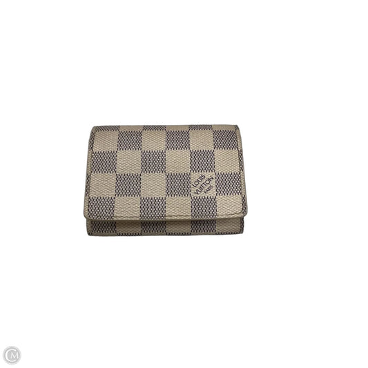 Id/card Holder Luxury Designer By Louis Vuitton, Size: Small