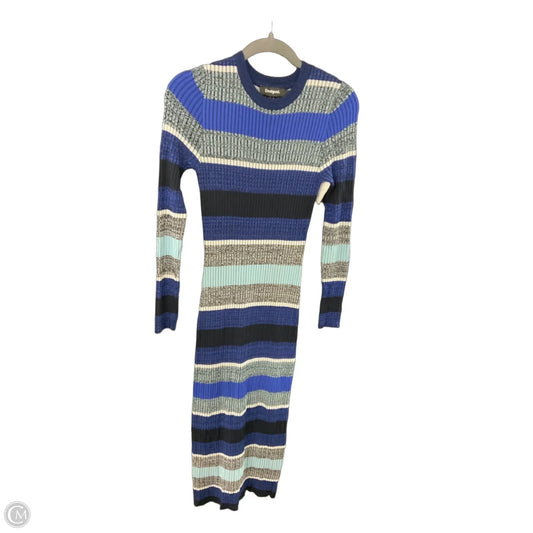 Dress Casual Maxi By Desigual In Blue, Size: S