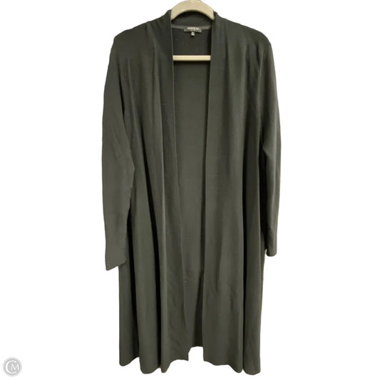 Sweater Cardigan Designer By Lafayette 148 In Black, Size: Xl