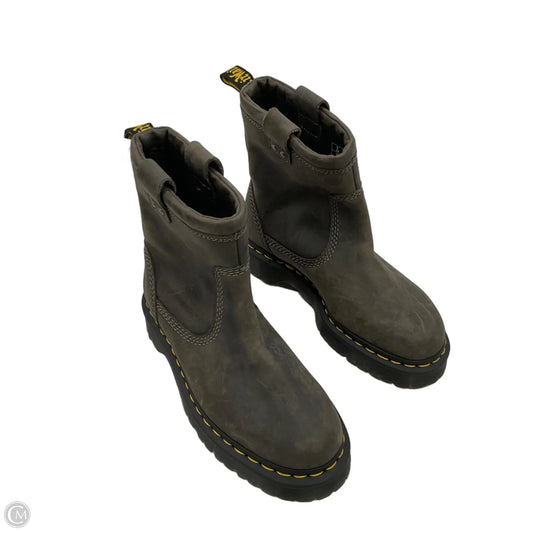 Boots Combat By Dr Martens In Grey, Size: 7