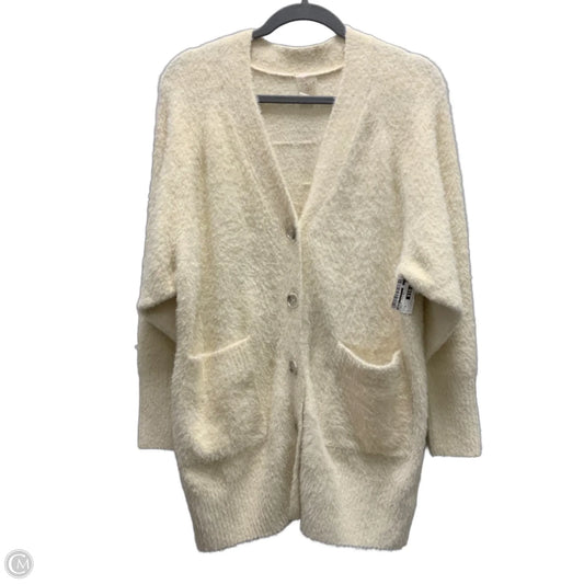 Sweater Cardigan By Calia In Cream, Size: M