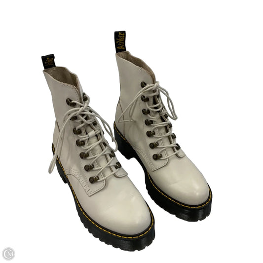Boots Combat By Dr Martens In Cream, Size: 8