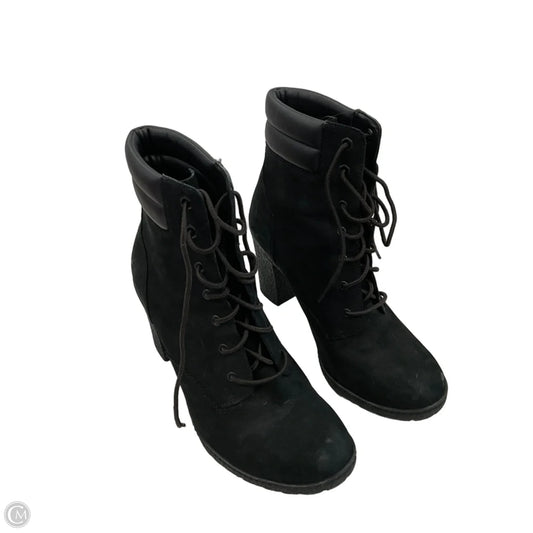 Boots Ankle Heels By Timberland In Black, Size: 8.5