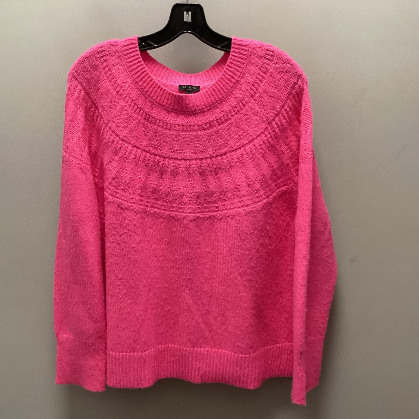 Sweater By Talbots In Pink, Size: Petite   Xl